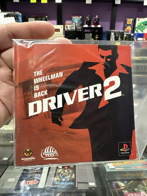*Manual Only* Driver 2 (Sony PlayStation 1, 2000) PS1 Instruction Booklet