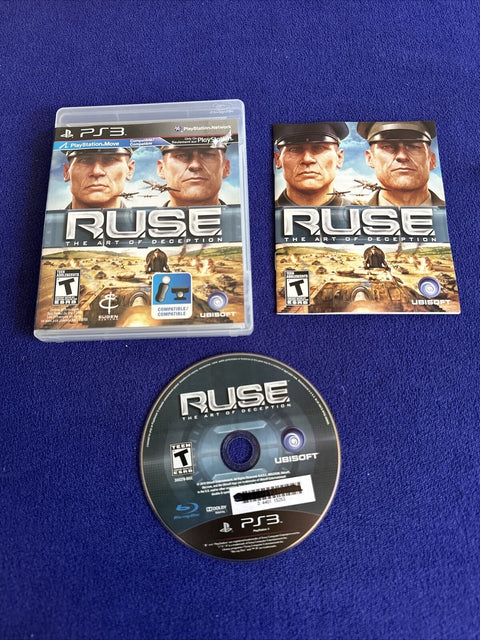 R.U.S.E. Ruse (Sony PlayStation 3) PS3 CIB Complete - Tested!
