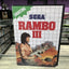 Rambo III 3 - Sega Master System SMS CIB Complete *Cart Damage* Tested!
