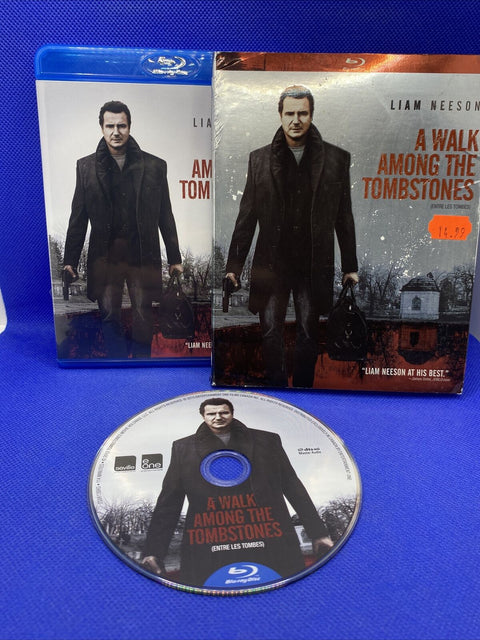 A Walk Among the Tombstones (Blu-ray Disc, Liam Neeson) w/ Slip Cover!