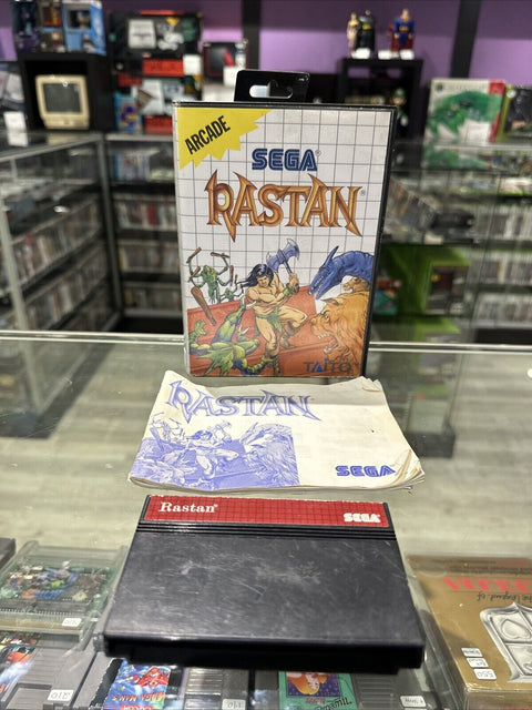 Rastan (Sega Master System) SMS CIB Complete Tested!