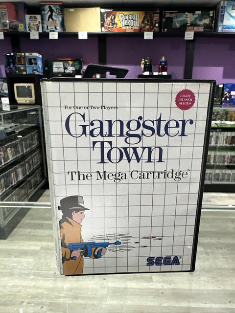 Gangster Town (Sega Master System, 1987) SMS CIB Complete Tested!