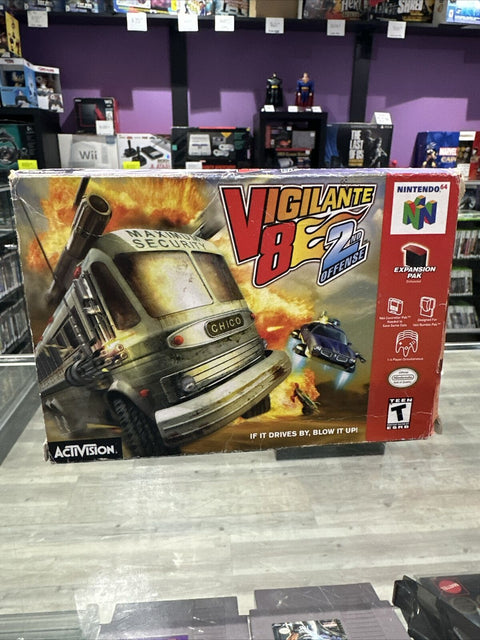 Vigilante 8: 2nd Offense (Nintendo 64, 2000) N64 No Manual - Tested!