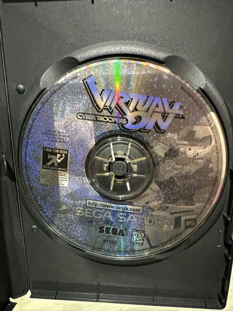 Virtual On: Cyber Troopers (Sega Saturn, 1996) Authentic Disc Only - Tested!