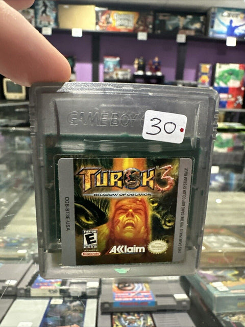 Turok 3 Shadow Of Oblivion GameBoy Color - GBC Tested!