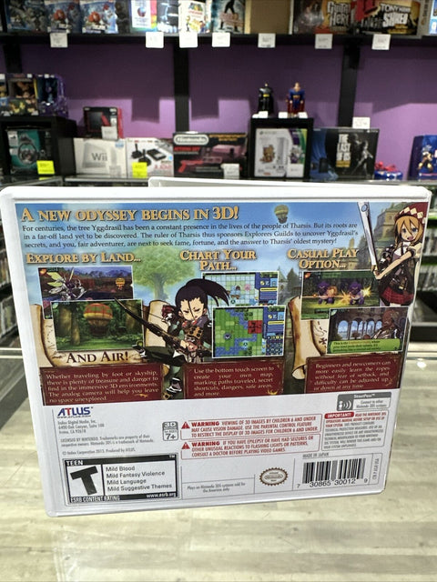 Etrian Odyssey IV: Legends of the Titan (Nintendo 3DS, 2013) Tested!