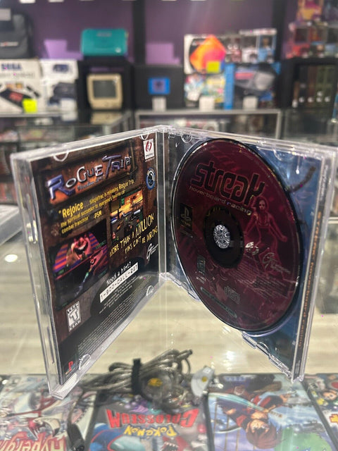 Streak: Hoverboard Racing (Sony PlayStation 1, 1998) PS1 CIB Complete Tested!