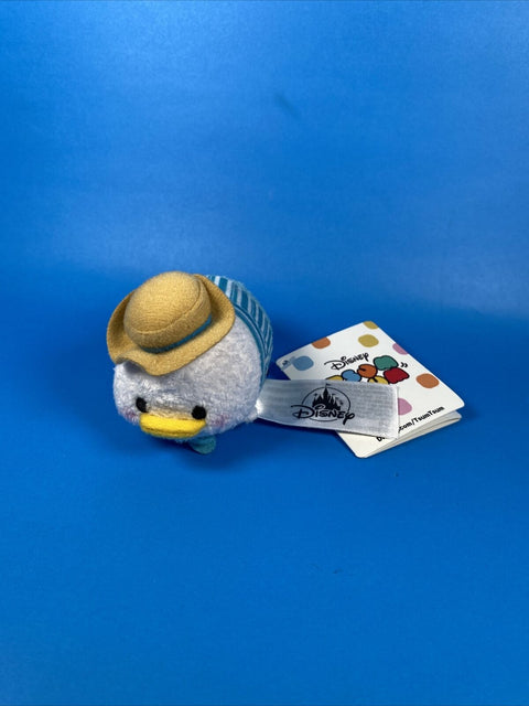 NEW! Disney Tsum Tsum 3.5” Mini Plush - Main Street USA Donald Duck - Dapper Dan