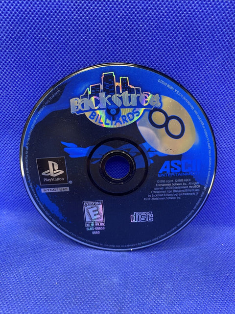 Backstreet Billiards (Sony PlayStation 1, 1998) PS1 Disc Only - Tested!