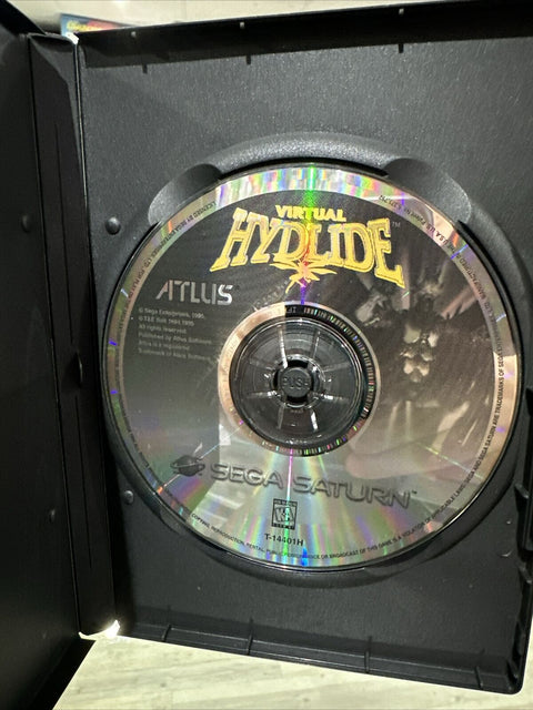 Virtual Hydlide (Sega Saturn, 1995) Authentic Disc Only - Tested!