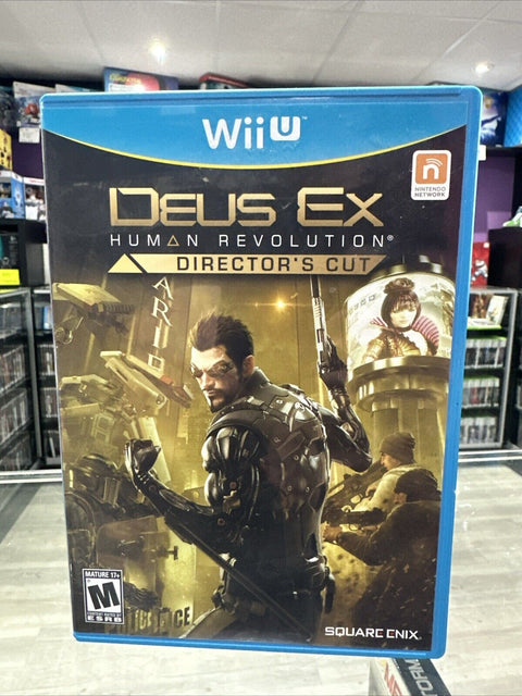 Deus Ex: Human Revolution - Director's Cut (Nintendo Wii U, 2013) Complete