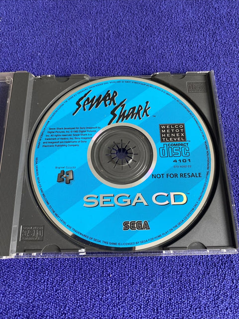 Sewer Shark (Sega CD, 1992) Authentic Disc Only - Tested!