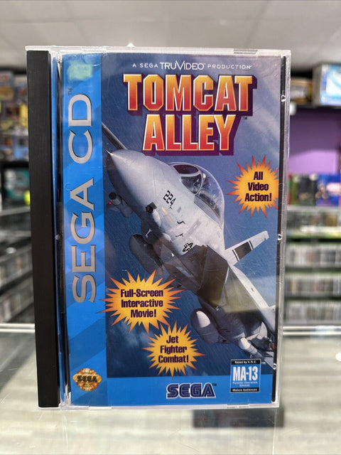 Tomcat Alley (Sega CD, 1994) CIB Complete Tested!
