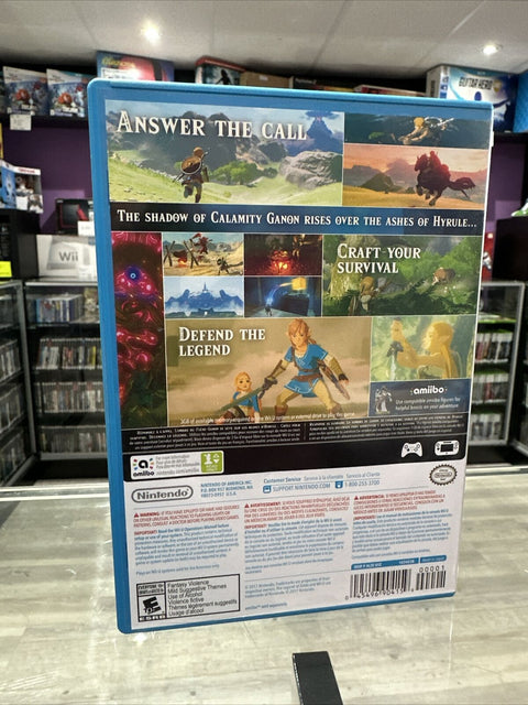 The Legend of Zelda: Breath of the Wild (Nintendo Wii U, 2017) Tested!