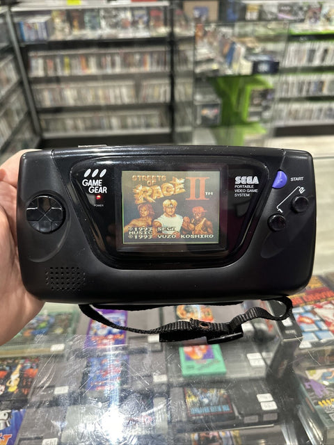 SEGA Game Gear Handheld System - Black - CIB Complete In Box - Tested!