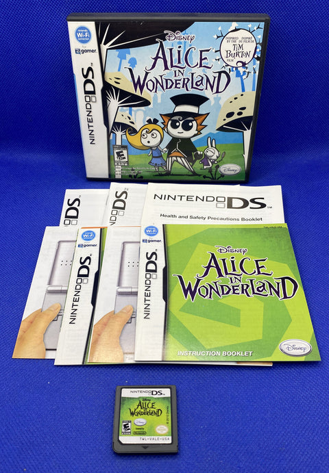 Disney Alice in Wonderland (Nintendo DS, 2010) Tim Burton CIB Complete - Tested!