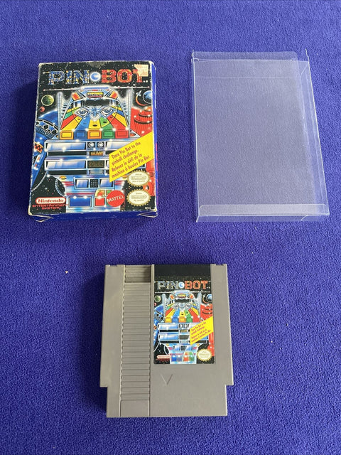 PinBot (Nintendo NES, 1990) Authentic In Box - No Manual - Tested!