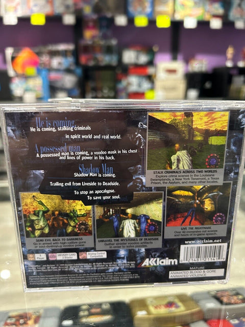Shadow Man (Sony PlayStation 1, 1999) PS1 CIB Complete Tested!