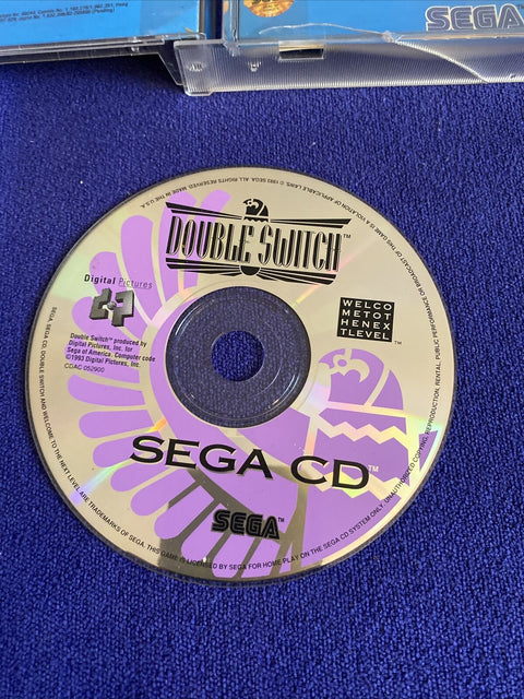 Double Switch for Sega CD - Authentic Complete - Tested!