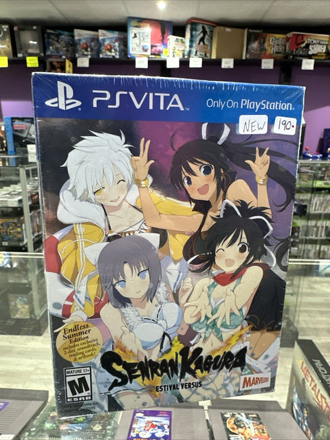 NEW! Senran Kagura Estival Versus: Endless Summer Edition (PlayStation PS Vita)