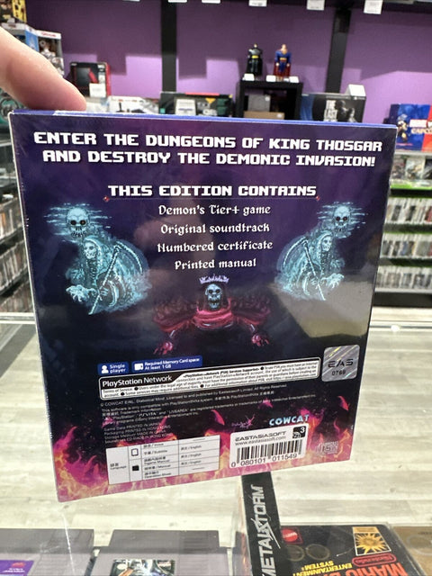 NEW! Demons Tier + Limited Edition - PlayStation PS Vita - Factory Sealed!