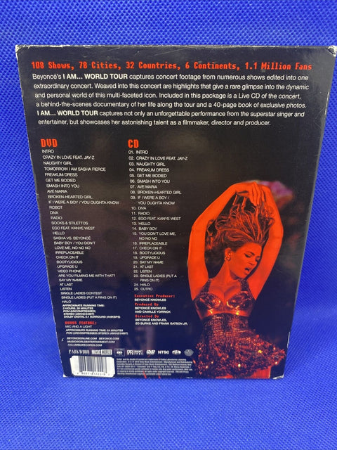 Beyonce I Am World Tour DVD + CD Combo