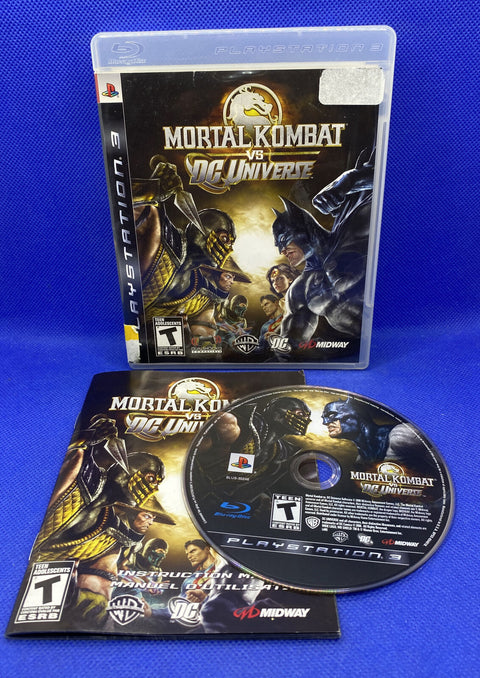 Mortal Kombat vs. DC Universe (Sony PlayStation 3) PS3 Black Label Complete