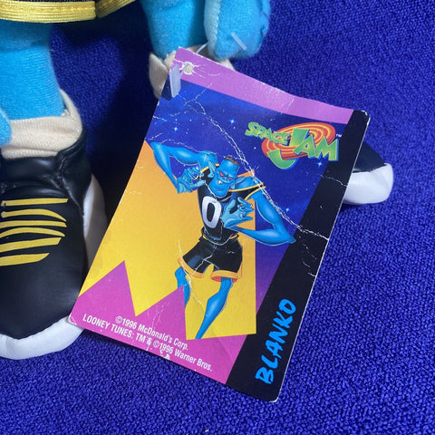 NEW! Official Blanko Space Jam Plush 1996 w/ Tags - Authentic Looney Tunes
