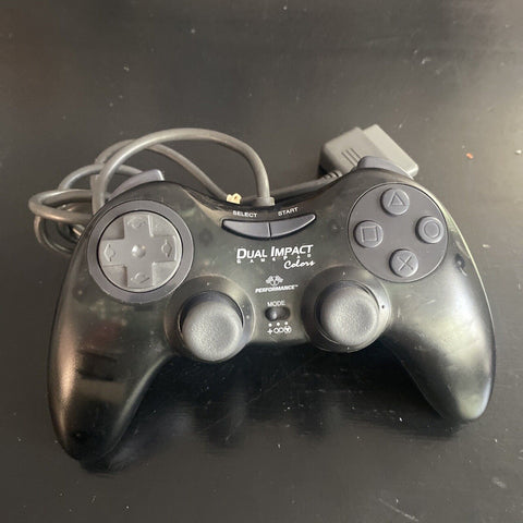 Dual Impact Gamepad Color Controller for Sony Playstation 1 PS1 - Tested Working