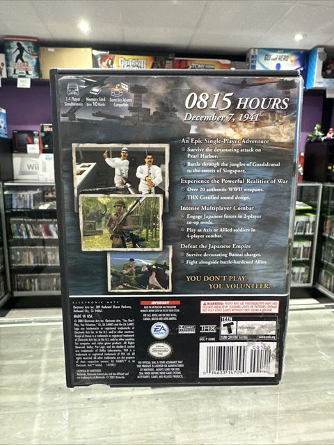 Medal of Honor: Rising Sun (Nintendo GameCube, 2003) CIB Complete Tested!