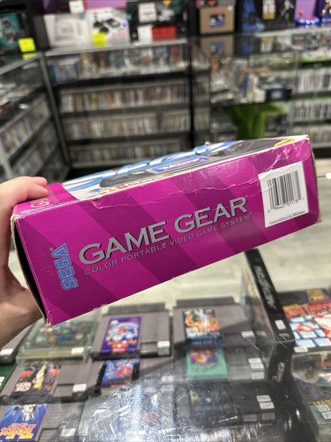 SEGA Game Gear Handheld System - Black - CIB Complete In Box - Tested!