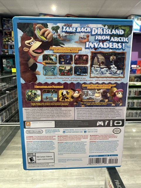 Donkey Kong Country: Tropical Freeze (Wii U, 2014) Tested!