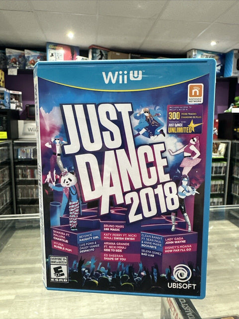 Just Dance 2018 (Nintendo Wii U, 2017) CIB Complete Tested!