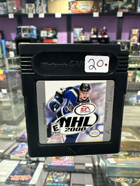 NHL 2000 - Nintendo GameBoy Color 1999 - GBC Tested