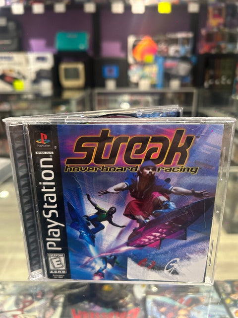 Streak: Hoverboard Racing (Sony PlayStation 1, 1998) PS1 CIB Complete Tested!