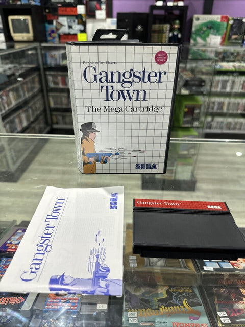 Gangster Town (Sega Master System, 1987) SMS CIB Complete Tested!