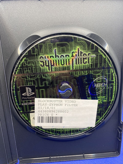 Syphon Filter (Sony PlayStation 1, 1999) PS1 Disc Only - Tested!