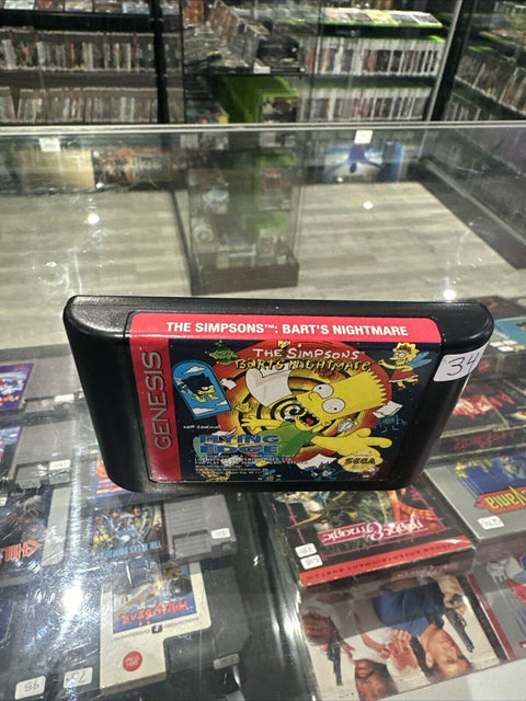 The Simpsons: Bart's Nightmare (Sega Genesis, 1993) Tested!