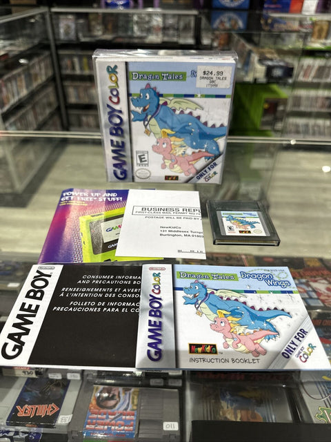 Dragon Tales: Dragon Wings (Nintendo Game Boy Color, 2000) GBC Complete
