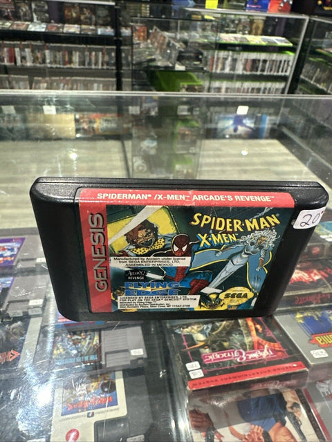 Spider-Man/X-Men: Arcade's Revenge (Sega Genesis, 1993) Authentic Tested!