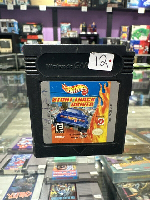 Hot Wheels: Stunt Track Driver (Nintendo Game Boy Color, 1999) GBC Tested!