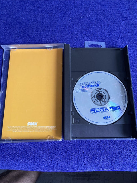 Cobra Command (Sega CD, 1992) Authentic w/ Manual - Tested