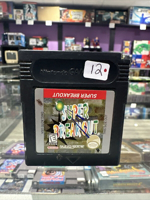Super Breakout (Nintendo Gameboy Color, 1996) GBC Tested