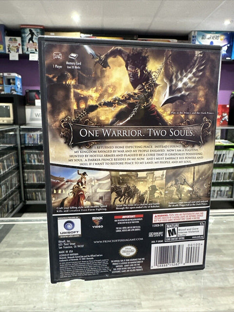 Prince of Persia: The Two Thrones (Nintendo GameCube, 2005) CIB Complete Tested!