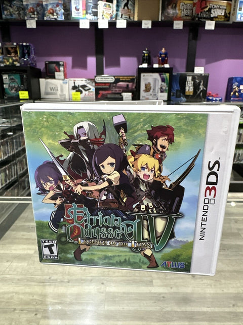 Etrian Odyssey IV: Legends of the Titan (Nintendo 3DS, 2013) Tested!