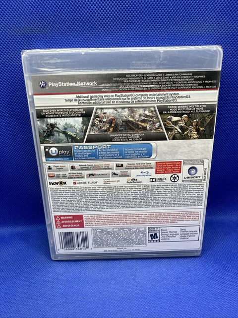 NEW! Assassin's Creed IV: Black Flag (PS3 PlayStation 3, 2013) Factory Sealed!