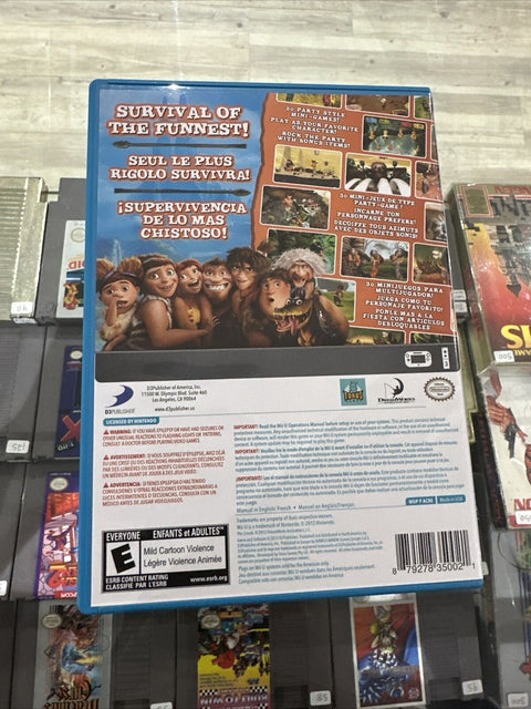 Croods: Prehistoric Party (Nintendo Wii U, 2013) Tested!