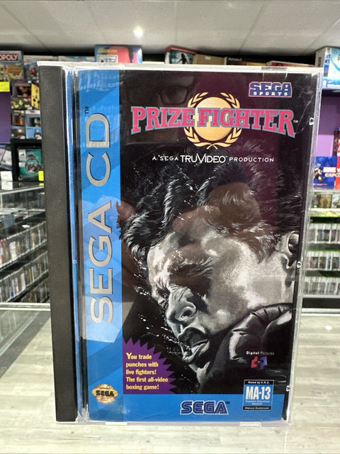 Prize Fighter (Sega CD, 1993) CIB Complete Tested!