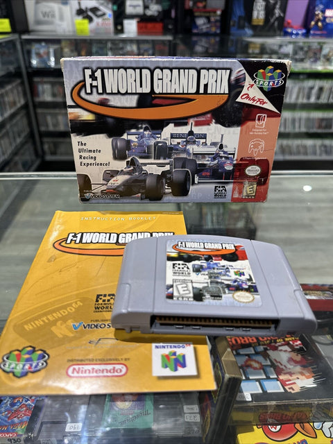 F1 World Grand Prix - Nintendo 64 N64 CIB Complete Tested!