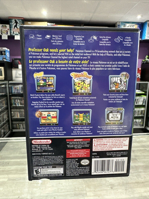 Pokémon Channel (Nintendo GameCube) No Manual - Tested!